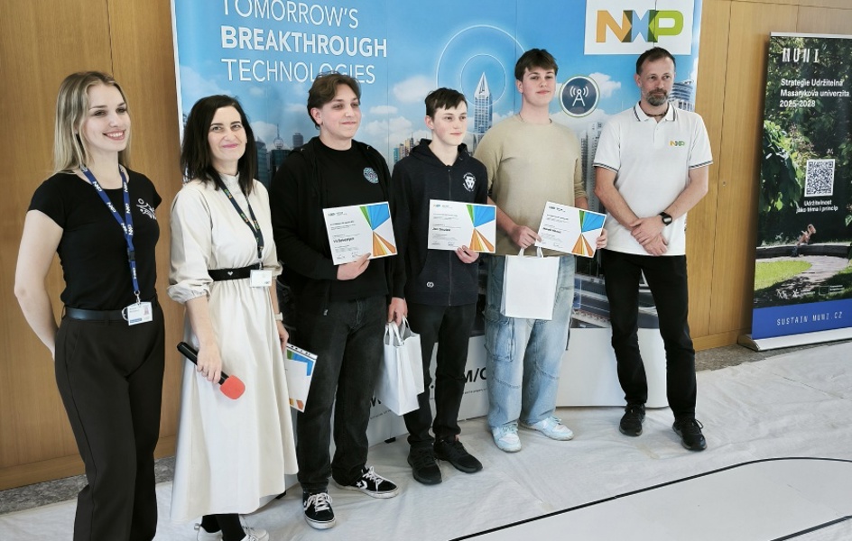 Úspěch žáků v soutěži NXP Cup