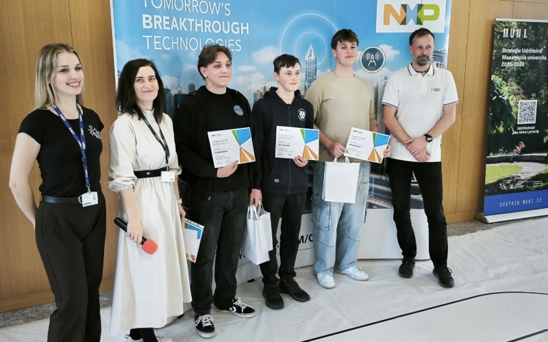 Úspěch žáků v soutěži NXP Cup