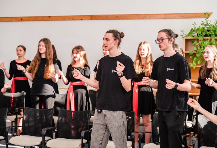 Učebna Hudební výchovy